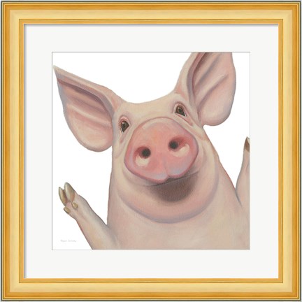 Framed Bacon, Bits and Ham III Print