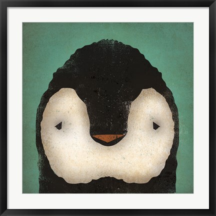 Framed Baby Penguin Print