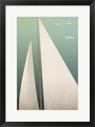 Framed Sails IV Print