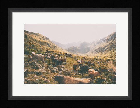 Framed In the Valley Print