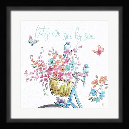 Framed Sparrow Spring V Light Print