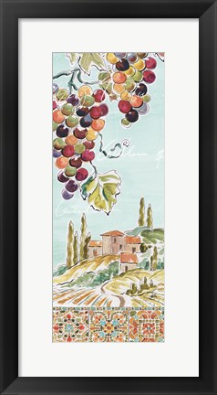 Framed Tuscan Breeze IV Print