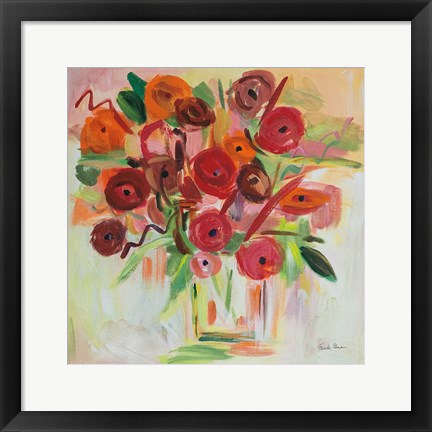 Framed Poppy Burst Print