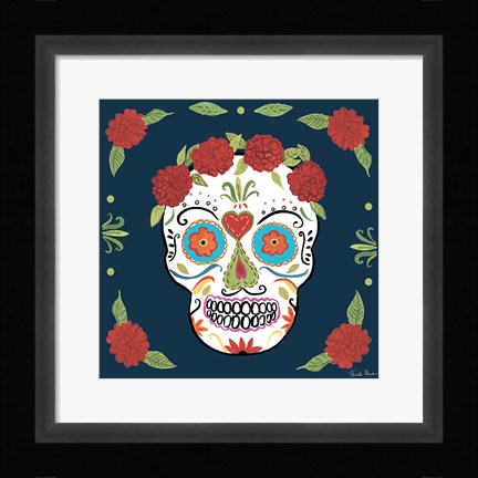 Framed Day of the Dead III Print