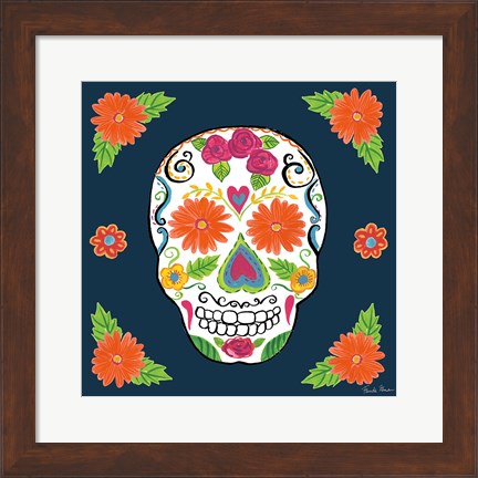 Framed Day of the Dead I Print