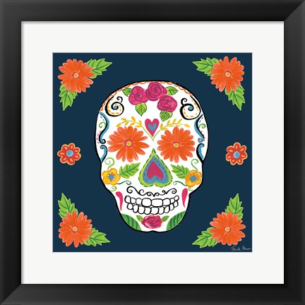 Framed Day of the Dead I Print