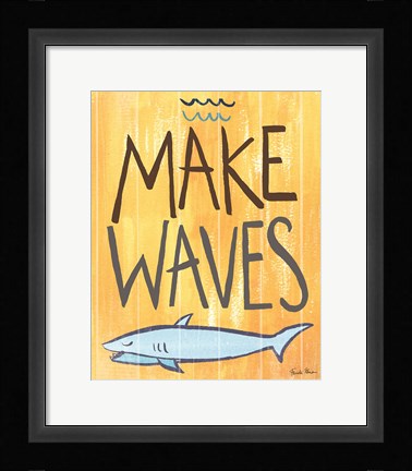 Framed Make Waves IV Print