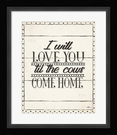 Framed Country Thoughts XIV Print