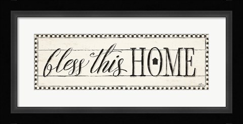 Framed Country Thoughts X Print