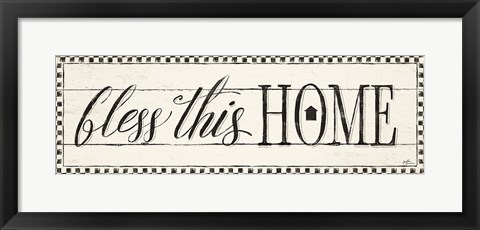 Framed Country Thoughts X Print