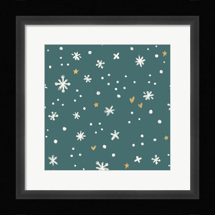Framed Christmas Bloom Step 05C Print