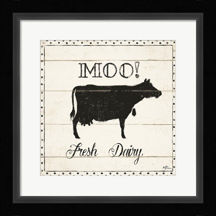 Framed Country Thoughts VI Print