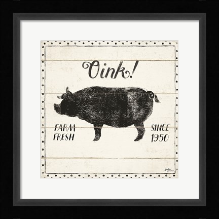 Framed Country Thoughts IX Print