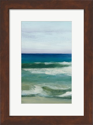 Framed Azure Ocean II Print