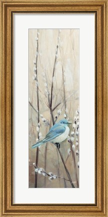 Framed Pretty Birds Neutral II Print