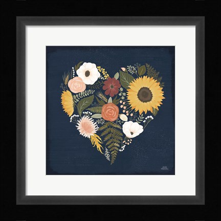 Framed Autumn Romance IX Print