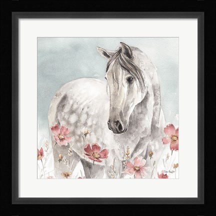 Framed Wild Horses IV Print