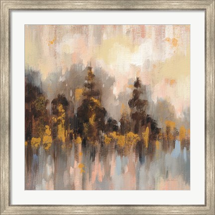 Framed Blushing Forest II Print
