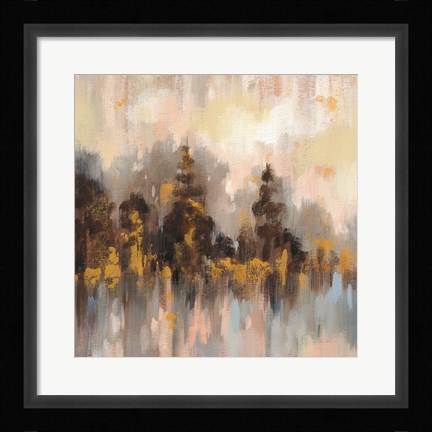 Framed Blushing Forest II Print