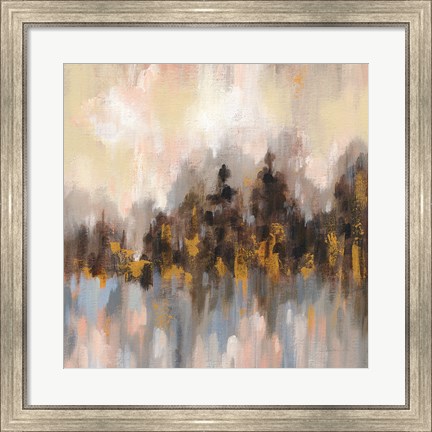 Framed Blushing Forest I Print