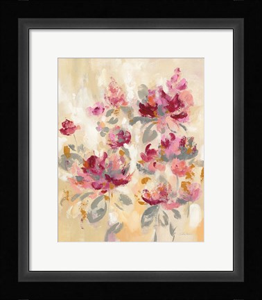 Framed Floral Reflections II Print