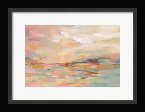 Framed Pink Waves Print