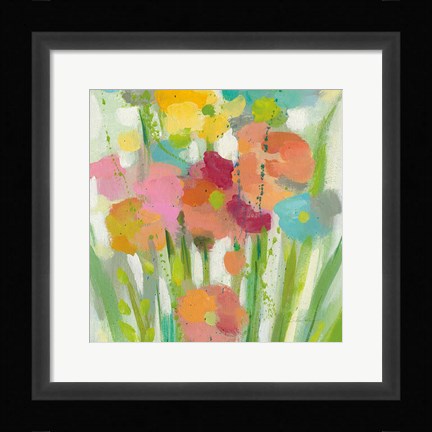 Framed Longstem Bouquet II Square II Print