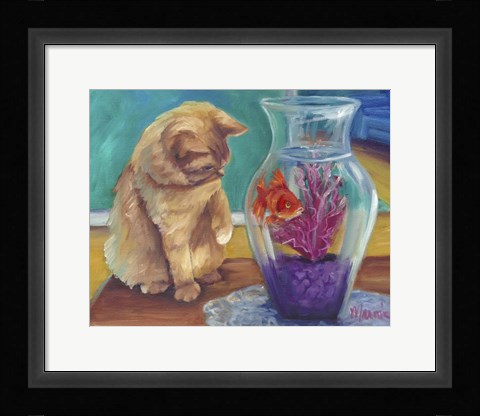 Framed Looking For Trouble 2 Print