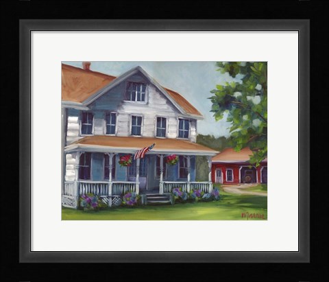 Framed Porch Days Print