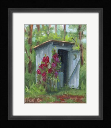 Framed Old Privvy Print