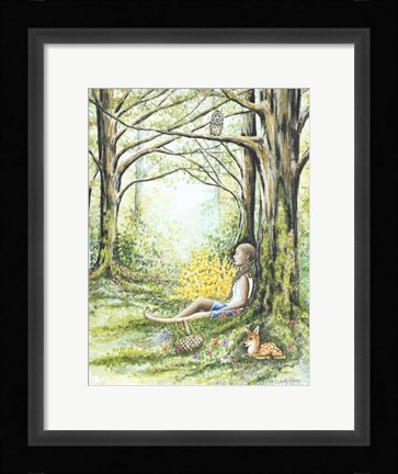 Framed Forest Meditation Print