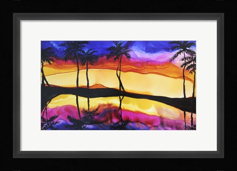 Framed Tropical Print
