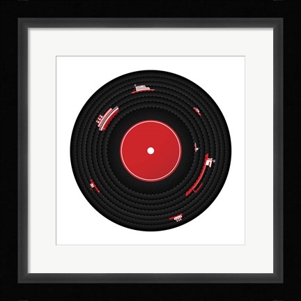 Framed Ocean Blues Print