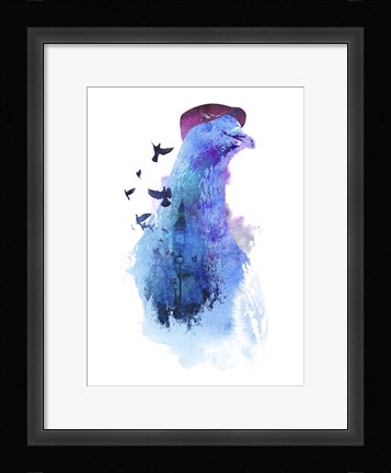 Framed Pigeon Of London Print