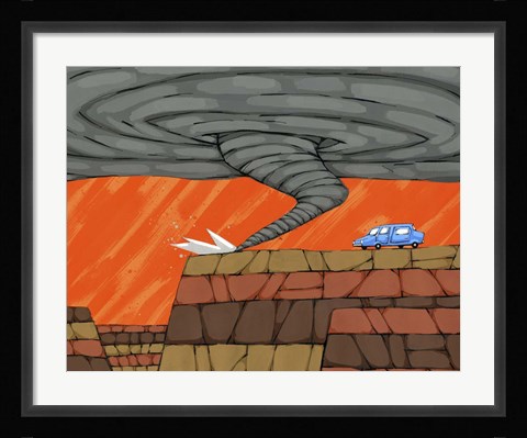 Framed Facing His Fear Print