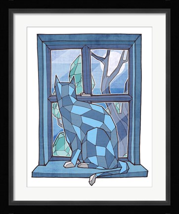 Framed Window Watcher Print