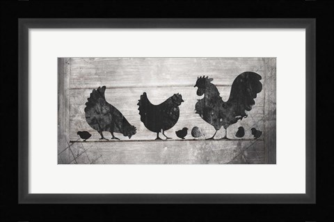 Framed Farm Fresh Farm Sign V7 Print