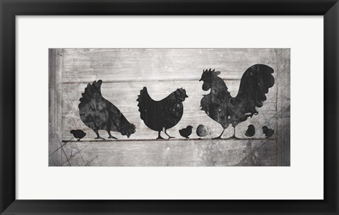 Framed Farm Fresh Farm Sign V7 Print