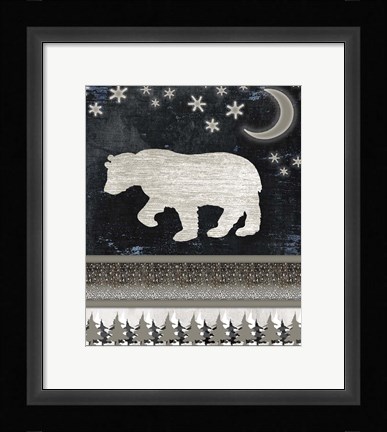 Framed Good Night Bear V1 2 Print