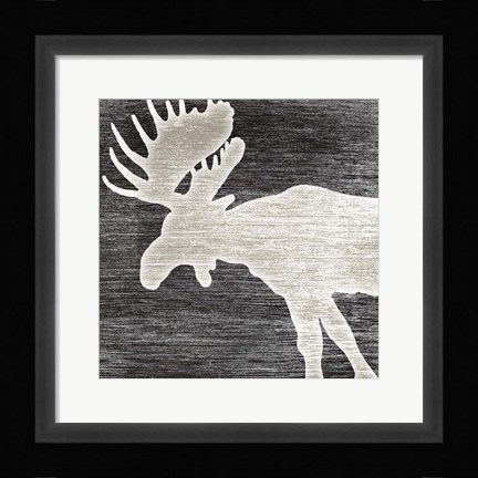 Framed Good Night Moose Print