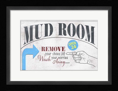 Framed Mudroom 21 Print