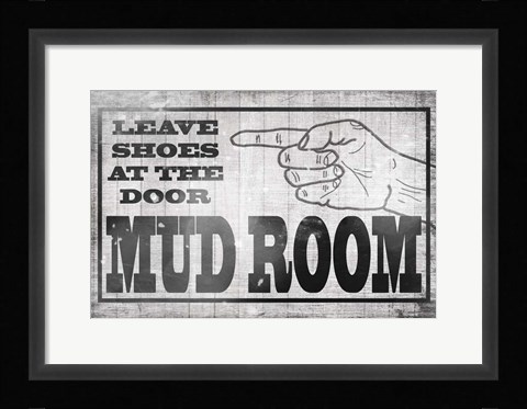 Framed Mudroom 35 Print