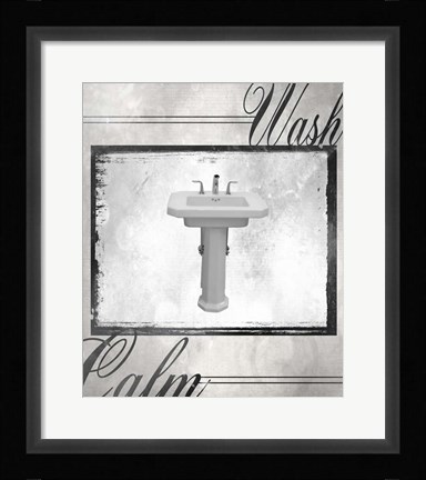 Framed Beloved Bath - Calm Print