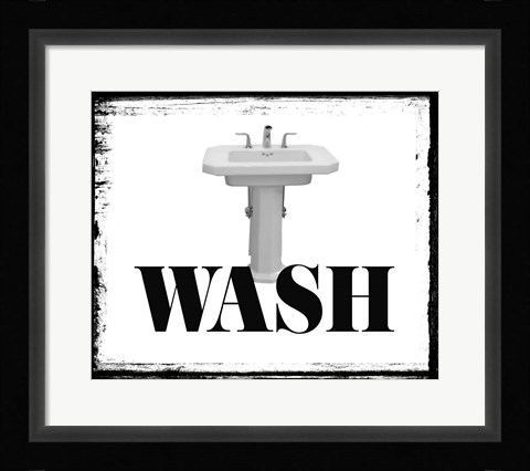 Framed Beloved Bath - Wash Print