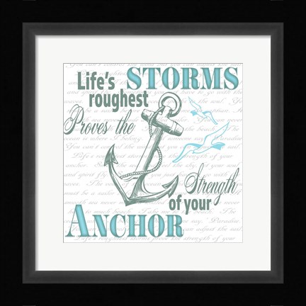 Framed Sailor Away Sign 2 Print