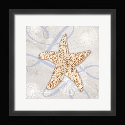 Framed Sea Side Gypsy - Starfish Print