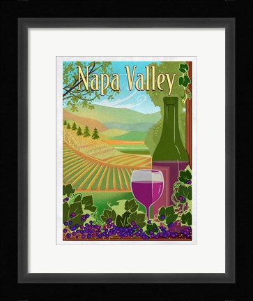 Framed Wine Country Print