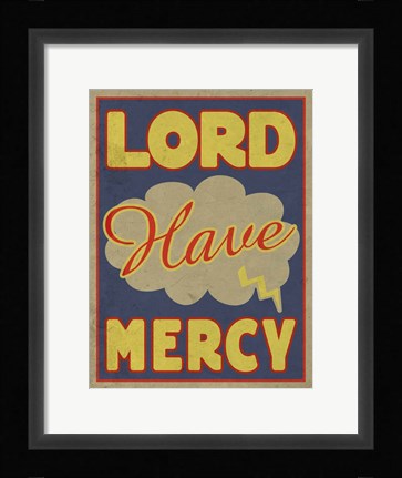 Framed Lord Have Mercy Print