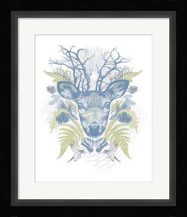 Framed Deer Adventure Print