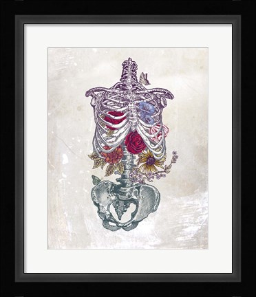 Framed Flowers From Within Print